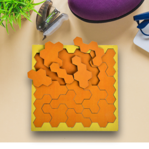 Honeycomb Form Wooden Puzzle